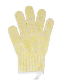 product of Omcan USA 47257 Cut-Resistant Reversible 5-Finger Glove, Large Size, White Band, Cut Protection
