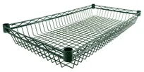 product of Omcan USA 47325 - 18" x 36" Epoxy Wire Display Basket, Stainless Steel, NSF, Made in China