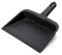 product of Omcan USA 47327 Dust Pan - 12 1/4" W x 8 1/4" D x 13 1/4" H, Black PP Plastic for Janitorial Use