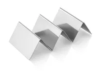 product of Omcan USA 47349 3‑4 Slot Stainless Steel Taco Holder, Food‑Service Tray for Tacos and Hot Dogs