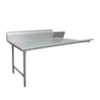 product of Omcan USA 47746 72" Steel Clean Straight Dishtable, 10" Splash Height - 18 Gauge S.Steel / Left‑Side