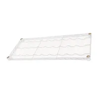 product of Omcan USA 48222 Wine Rack, 36" W x 14" D, 9 Bottle Capacity, Chrome Finish, NSF Certified