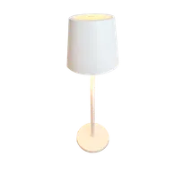 product of Omcan USA 48284 Table Lamp, 3-9/10" dia. x 15" H, 3600mA Battery, 3000K/6000K, 15h Light, Aluminum