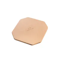 product of Omcan USA 48460 Pizza Stone, 13" x 13" Octagonal Ceramic Baking Surface for Crispy Pizzas