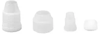 product of Omcan USA 48899 Pastry Tip Couplers Set, Large 38 mm & Small Coupler, Skull Coupler - Set