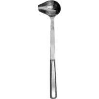 product of Omcan USA 80007 Spout Ladle, 1 oz, One-Piece Stainless Steel Construction, Kitchen Utensil