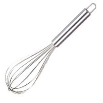 product of Omcan USA 80041 Piano Whip, 10" Stainless Steel, 10"-12" Length, Durable Kitchen Utensil