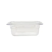 product of Omcan USA 80043 Food Pan - 1/9 Size, 6-15/96" x 4-1/4" x 2-1/2" Clear Polycarbonate, NSF