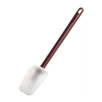 product of Omcan USA 80063 Spoonula - 16" Length, Red Handle, White Silicone Head, Commercial Kitchen Utensil