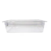 product of Omcan USA 80078 Clear Polycarbonate Food Pan, 20-3/4" x 12-4/5" x 5-7/8" Deep, NSF 1/1 Size