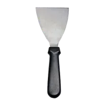 product of Omcan USA 80084 Bowl and Pan Scraper, 4-1/2" x 3" Blade, Black Plastic Handle, Smallware Kitchen Tool