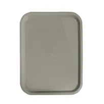 product of Omcan USA 80101 Fast Food Tray, Rectangular 14" x 18", Gray Polypropylene Basket Weave, NSF