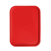 product of Omcan USA 80105 Fast Food Tray - 14" x 18" Red Polypropylene Basket Weave, NSF