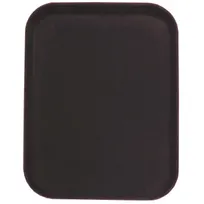 product of Omcan USA 80116 Non‑Slip Rectangular Serving Tray, 18" x 14", ABS, Brown – Restaurant Service