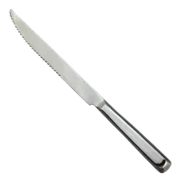 product of Omcan USA 80146 Carving Knife, 8" Blade, Stainless Steel Construction, Edge for Meat, Cutlery