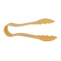 product of Omcan USA 80149 Plastic Serving Tongs, 6" Scallop Grip, Polycarbonate Beige, NSF