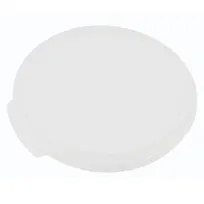 product of Omcan USA 80209 Food Storage Container Lid, 1 Qt Round Cover, White Polypropylene Construction