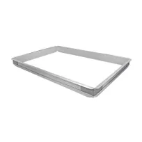 product of Omcan USA 80253 Sheet Pan Extender, 13" W x 18" D x 2" H, Aluminum, Fits Half‑Size Baking Pans