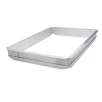 product of Omcan USA 80254 Sheet Pan Extender - 9-1/2" W x 13" D x 2" H, Aluminum, Fits 1/4-Size Baking Pans