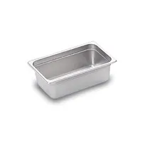 product of Omcan USA 80273 Stainless Steel Steam Table Pan, 1/4 Size, 10-5/16" x 6-5/16" x 4" Deep, NSF