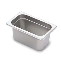 product of Omcan USA 80283 Stainless Steel Steam Table Pan 1/9 Size 6-7/8" x 4-1/4" x 4" Deep NSF