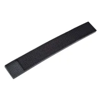product of Omcan USA 80365 Bar Spill Mat, 27" x 3-1/4" Black, Non‑Slip Surface