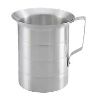 product of Omcan USA 80400 Measuring Cup - 1/2 Qt (480 mL) 16 oz, Aluminum with Riveted Handles
