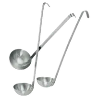 product of Omcan USA 80409 Ladle, 4‑Oz, Two‑Piece, 14" Stainless Steel Handle, Serving Utensil