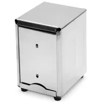 product of Omcan USA 80418 Paper Napkin Dispenser, Countertop Half‑Size Napkins, Counter‑Type with Non‑Skid Feet
