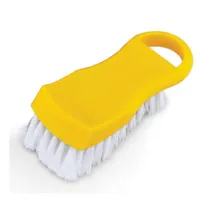 product of Omcan USA 80505 Cutting Board Brush, 6" Utility Brush, Yellow Plastic Construction, Looped Handle