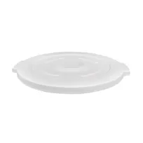 product of Omcan USA 80598 Flat Round Lid for 20‑Gallon Food Container, White Polyethylene, NSF Certified