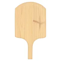 product of Omcan USA 80600 Pizza Peel – 12" x 14" Rect Wood Blade, 22" Overall Length, Tapered Wood Handle