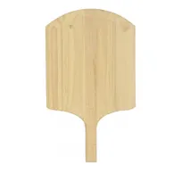 product of Omcan USA 80603 Pizza Peel – Rectangular 14" x 16" Wood Blade, Tapered, 24" Length, Wooden Handle
