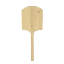 product of Omcan USA 80605 Pizza Peel – Rectangular 14" x 16" Wood Blade Tapered, 36" Length, Wood Handle