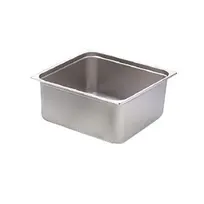 product of Omcan USA 80615 Steam Table Pan, 2/3 Size Solid Stainless Steel, 13-7/8" x 12-2/3" x 6" Deep, NSF