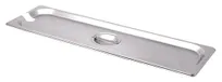 product of Omcan USA 80621 Stainless Steel Steam Table Pan Cover, 1/2-Size Long Flat Slotted with Handle, NSF