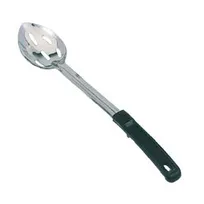 product of Omcan USA 80735 - 15" Slotted Basting Spoon with Stop‑Hook Handle, Stainless Steel, Silver