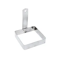 product of Omcan USA 80775 Square Egg Ring, 4" Stainless Steel, Kitchen Accessory, Smallware Tool