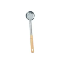 product of Omcan USA 80783 - 3 oz One-Piece Stainless Steel Perforated Portion Control Spoon with Ivory Handle