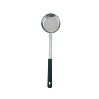 product of Omcan USA 80785 - 6 Oz One-Piece Stainless Steel Perforated Portion Control Spoon with Black Handle