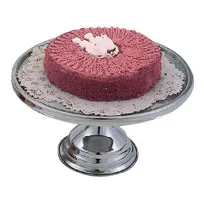 product of Omcan USA 80804 - 13" Stainless Steel Cake Stand, Display Riser, 13" Diameter, Premium