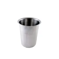 product of Omcan USA 80815 Stainless Steel Flatware Cylinder, Solid Utensil Holder, 12-Piece Capacity