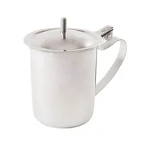 product of Omcan USA 80820 10 Oz Stainless Steel Beverage Server with Knob, Premium Barware for Drinks