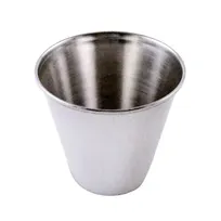 product of Omcan USA 80823 - 4 Oz Stainless Steel Sauce Cup, Metal Ramekin For Serving, - Dozen