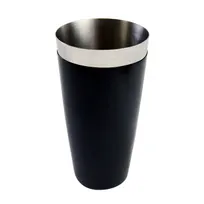 product of Omcan USA 80832 Bar Shaker, 28 Oz, Shaker-Only, Stainless Steel with Black PVC Exterior