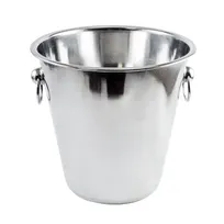 product of Omcan USA 80833 Wine Bucket - 4-Quart Stainless Steel Cooler, Non‑Insulated, 1‑4 Qt Capacity