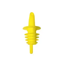 product of Omcan USA 80857 Free-Flow Plastic Liquor Pourer, Yellow Spout, 12 Per Pack, Bartending Supplies