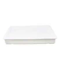 product of Omcan USA 80889 Pizza Dough Proofing Box, 26" x 18" x 3" Stackable, Durable Food Storage Container