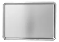 product of Omcan USA 81021 - Solid Uncoated 13" x 18" Bun/Sheet Pan, 20-Gauge Stainless Steel, NSF