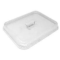 product of Omcan USA 81048 Clear Polycarbonate Rectangular Snap-On Crock Cover, Fits 12" x 8" Salad Crock